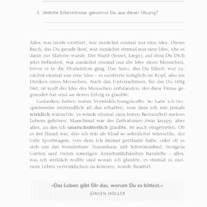 Sprenge deine Grenzen Jürgen Höller Leseprobe Kapitel 2 - Das Gesetz von Ursache und Wirkung Seite 50