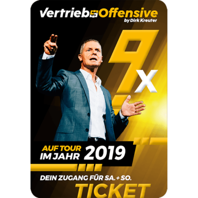 Vertriebsoffensive 2019 in Österreich + Deutschland von Dirk Kreuter